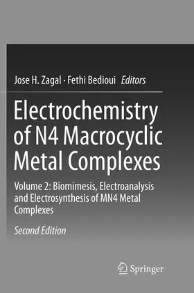 Zagal / Bedioui |  Electrochemistry of N4 Macrocyclic Metal Complexes | Buch |  Sack Fachmedien