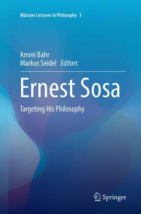 Seidel / Bahr | Ernest Sosa | Buch | 978-3-319-81306-6 | sack.de