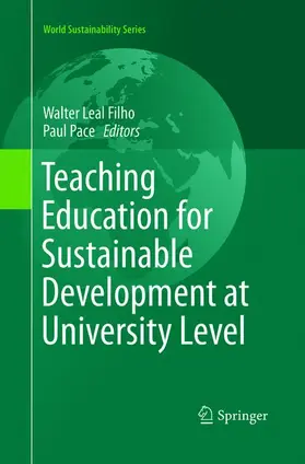 Pace / Leal Filho |  Teaching Education for Sustainable Development at University Level | Buch |  Sack Fachmedien