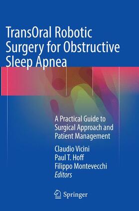 Vicini / Montevecchi / Hoff | TransOral Robotic Surgery for Obstructive Sleep Apnea | Buch | 978-3-319-81662-3 | sack.de