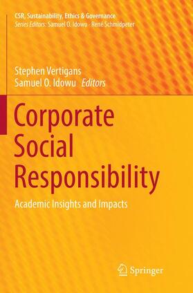Idowu / Vertigans | Corporate Social Responsibility | Buch | sack.de