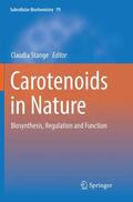 Stange |  Carotenoids in Nature | Buch |  Sack Fachmedien
