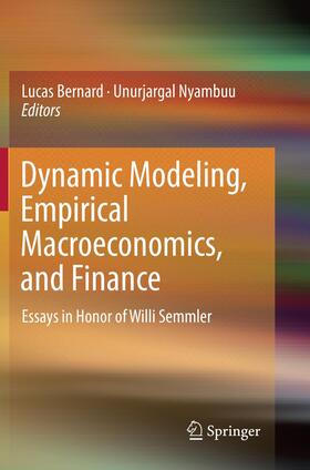 Nyambuu / Bernard |  Dynamic Modeling, Empirical Macroeconomics, and Finance | Buch |  Sack Fachmedien