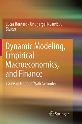 Nyambuu / Bernard |  Dynamic Modeling, Empirical Macroeconomics, and Finance | Buch |  Sack Fachmedien