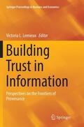 Lemieux |  Building Trust in Information | Buch |  Sack Fachmedien