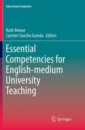 Sancho Guinda / Breeze |  Essential Competencies for English-medium University Teaching | Buch |  Sack Fachmedien