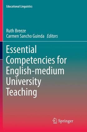 Sancho Guinda / Breeze | Essential Competencies for English-medium University Teaching | Buch | 978-3-319-82226-6 | sack.de
