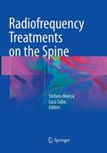 Saba / Marcia |  Radiofrequency Treatments on the Spine | Buch |  Sack Fachmedien