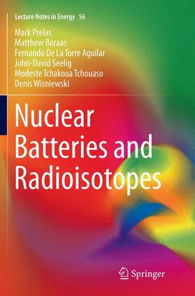 Prelas / Boraas / Wisniewski | Nuclear Batteries and Radioisotopes | Buch | 978-3-319-82414-7 | sack.de