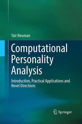 Neuman |  Computational Personality Analysis | Buch |  Sack Fachmedien