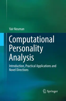 Neuman |  Computational Personality Analysis | Buch |  Sack Fachmedien