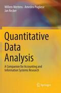Mertens / Recker / Pugliese |  Quantitative Data Analysis | Buch |  Sack Fachmedien
