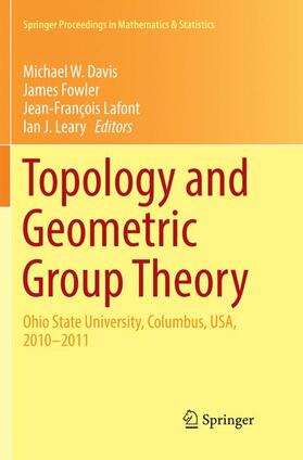 Davis / Leary / Fowler | Topology and Geometric Group Theory | Buch | 978-3-319-82883-1 | sack.de