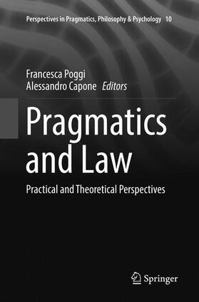 Capone / Poggi | Pragmatics and Law | Buch | 978-3-319-83091-9 | sack.de