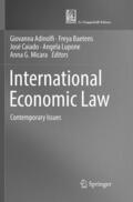 Adinolfi / Baetens / Micara |  International Economic Law | Buch |  Sack Fachmedien