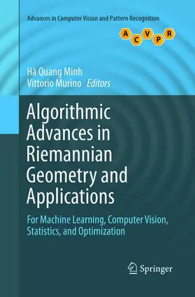 Murino / Minh |  Algorithmic Advances in Riemannian Geometry and Applications | Buch |  Sack Fachmedien