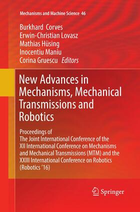 Corves / Lovasz / Gruescu |  New Advances in Mechanisms, Mechanical Transmissions and Robotics | Buch |  Sack Fachmedien