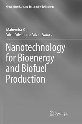 da Silva / Rai | Nanotechnology for Bioenergy and Biofuel Production | Buch | 978-3-319-83299-9 | sack.de