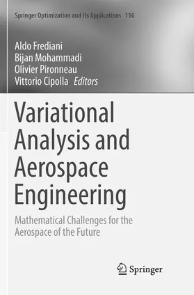 Frediani / Cipolla / Mohammadi |  Variational Analysis and Aerospace Engineering | Buch |  Sack Fachmedien
