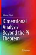 Zohuri |  Dimensional Analysis Beyond the Pi Theorem | Buch |  Sack Fachmedien