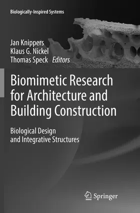Knippers / Speck / Nickel |  Biomimetic Research for Architecture and Building Construction | Buch |  Sack Fachmedien