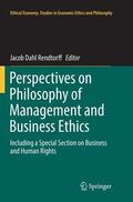 Rendtorff |  Perspectives on Philosophy of Management and Business Ethics | Buch |  Sack Fachmedien