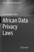 Makulilo |  African Data Privacy Laws | Buch |  Sack Fachmedien