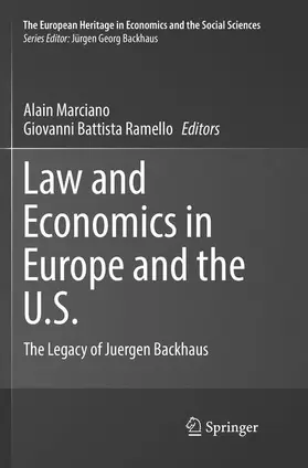 Ramello / Marciano |  Law and Economics in Europe and the U.S. | Buch |  Sack Fachmedien