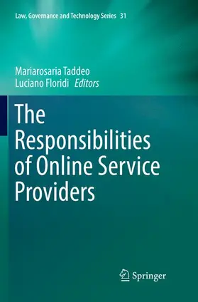 Floridi / Taddeo |  The Responsibilities of Online Service Providers | Buch |  Sack Fachmedien