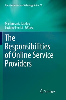 Floridi / Taddeo | The Responsibilities of Online Service Providers | Buch | sack.de
