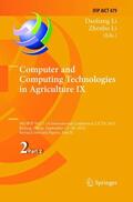 Li |  Computer and Computing Technologies in Agriculture IX | Buch |  Sack Fachmedien