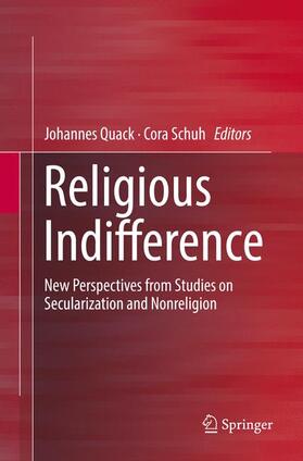 Schuh / Quack | Religious Indifference | Buch | 978-3-319-83951-6 | sack.de