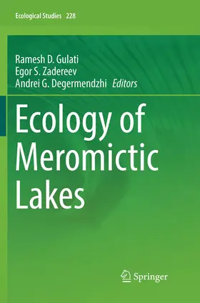 Gulati / Degermendzhi / Zadereev |  Ecology of Meromictic Lakes | Buch |  Sack Fachmedien