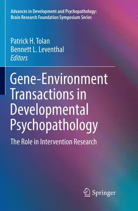 Leventhal / Tolan |  Gene-Environment Transactions in Developmental Psychopathology | Buch |  Sack Fachmedien