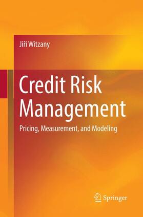 Witzany |  Credit Risk Management | Buch |  Sack Fachmedien