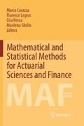 Corazza / Sibillo / Legros |  Mathematical and Statistical Methods for Actuarial Sciences and Finance | Buch |  Sack Fachmedien