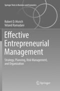 Ramadani / Hisrich |  Effective Entrepreneurial Management | Buch |  Sack Fachmedien