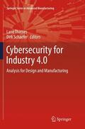 Schaefer / Thames |  Cybersecurity for Industry 4.0 | Buch |  Sack Fachmedien