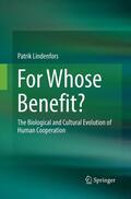 Lindenfors |  For Whose Benefit? | Buch |  Sack Fachmedien