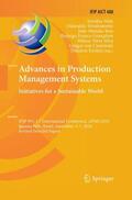 Nääs / Vendrametto / Mendes Reis |  Advances in Production Management Systems. Initiatives for a Sustainable World | Buch |  Sack Fachmedien
