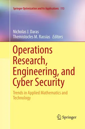 Rassias / Daras |  Operations Research, Engineering, and Cyber Security | Buch |  Sack Fachmedien