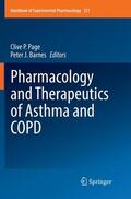 Barnes / Page |  Pharmacology and Therapeutics of Asthma and COPD | Buch |  Sack Fachmedien