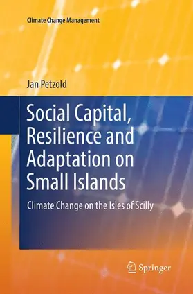 Petzold |  Social Capital, Resilience and Adaptation on Small Islands | Buch |  Sack Fachmedien