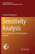 Borgonovo |  Sensitivity Analysis | Buch |  Sack Fachmedien