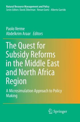 Araar / Verme |  The Quest for Subsidy Reforms in the Middle East and North Africa Region | Buch |  Sack Fachmedien