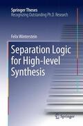 Winterstein |  Separation Logic for High-level Synthesis | Buch |  Sack Fachmedien