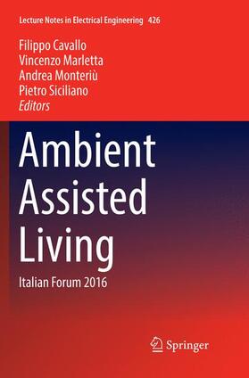 Cavallo / Siciliano / Marletta | Ambient Assisted Living | Buch | 978-3-319-85362-8 | sack.de