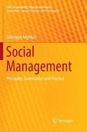 Argiolas | Social Management | Buch | 978-3-319-85431-1 | sack.de