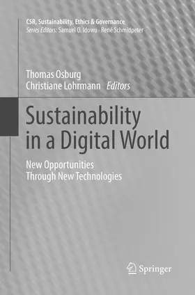 Lohrmann / Osburg |  Sustainability in a Digital World | Buch |  Sack Fachmedien