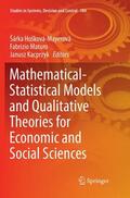Hošková-Mayerová / Kacprzyk / Maturo |  Mathematical-Statistical Models and Qualitative Theories for Economic and Social Sciences | Buch |  Sack Fachmedien